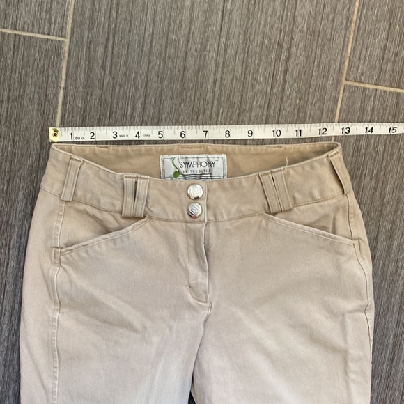 Symphony by Tredster Horseback Riding Pants Khaki Tan 26L EUC Jodhpurs - Picture 2 of 9